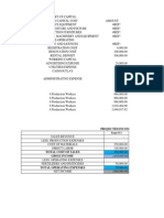 Year # 1 Projected Income Satement