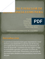 Comercio y Folclor de La Provincia Comunera