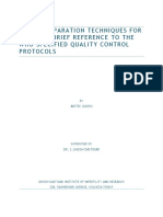 Sperm Preparation Techniques For Art With Brief Reference To The Who Specified Quality Control Protocols