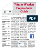 Winter Weather Preparedness Guide: South Dakota Office of Emergency Management October 23, 2013