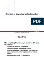 Overview of Essentials For Implementers - EDU1A09Y