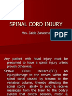 Spinal Cord Injury: Mrs. Zaida Zaracena