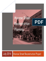 Monroe Street Reconstruction Planning Planning