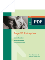 Fiche Produit Sage ERP X3 Detaillée