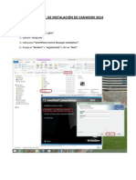 Instalacion de CadWorx2014