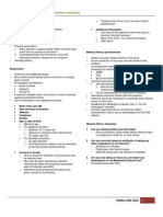 Blood Banking: Donor Screening