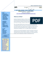 Resistance Temperature: Detectors (RTDS)