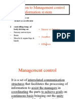 Introduction To Management Control Information System