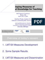 Developing and Using Measures