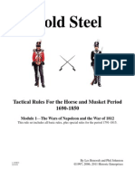 Cold Steel: Tactical Rules For The Horse and Musket Period 1690-1850