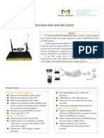 F7a34 Gps+lte&evdo Wifi Router Specification