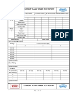 Current Transformer Test Report: 1.nameplate