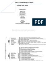 Cuadro Sinoptico COMITÉ PARA LA ORGANIZACIÓN DE EVENTOS PDF