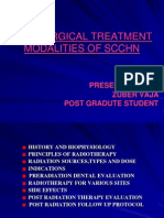 Non Surgical Treatment Modalities of SCCHN: Presentation by Post Gradute Student