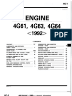 Engine 4g61, 4663, 4664