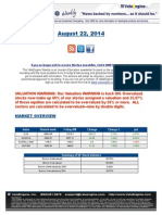 ValuEngine Weekly Newsletter August 22, 2014