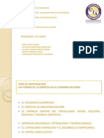 Las Formas de La Empresa en La Economia Nacional