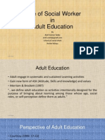 Adult Education Role of Social Worker