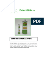 Cipermetrina Point 20 EC - Ficha Tcnica PDF