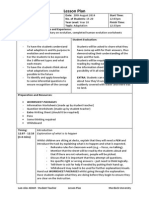 Lesson Plan - Adaptation