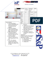 PTFE Stem Packing