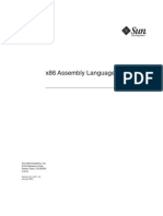 x86 Assembly Language Reference Manual