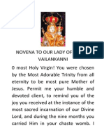 Novena Prayer To Our Lady of Vailankanni