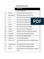 PronterFace Settings