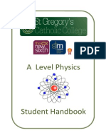 ST Gregorys As Level Physics Handbook Completed 2015