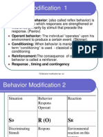 Behavior Modification