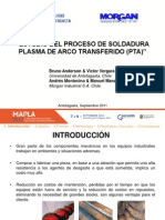 Soldadura Por Plasma Por Arco Transferido Ptaw