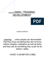 LEARNING Training & Development