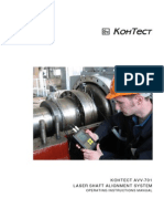 Kohtect Avv-701 Laser Shaft Alignment System: Operating Instructions Manual