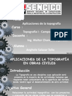 Aplicaciones de La Topografía en Obras Civiles