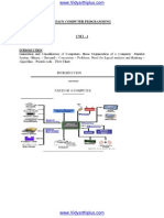 GE6151 C Programming Notes