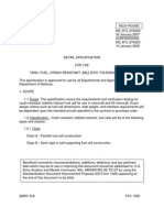 Mil-Dtl-27422d Tank, Fuel, Crash-Resistant, Ballistic Tollerant, Aircraft