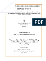 Realizing God Is Nobler Than The Service of God: Understanding The Ivanian Dynamics Between Theosis and Diakonia in The Light of Luke 10:38-42 and Its Application in The Context of Mission in India.