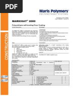 Maricoat 2000: Polyurethane Self-Leveling Floor Coating