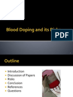 Blood Doping PPT Presentation