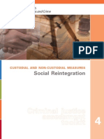 Custodial and Non Custodial Measures Social - Reintegration