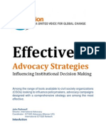 Advocacy Strategy Manual 