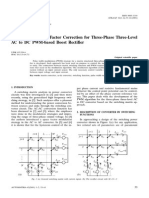 Input Displacement Factor Correction For Three-Phase Three-Level AC To DC PWM-based Boost Rectifier