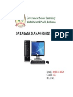 Database Management System