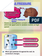 Gas Pressure: Which Far Apart and in Random Motion at High Speed