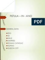 Fistula - in - Ano