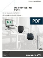 Profibus and Profinet For Grundfos MP 204: Functional Profile and User Manual