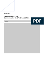 Open Modbus TCP Siemens CP