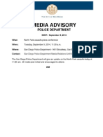 Media Advisory: Police Department