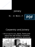 Power Point Presentation On Timber Joinery.