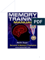 Memory Training Manual